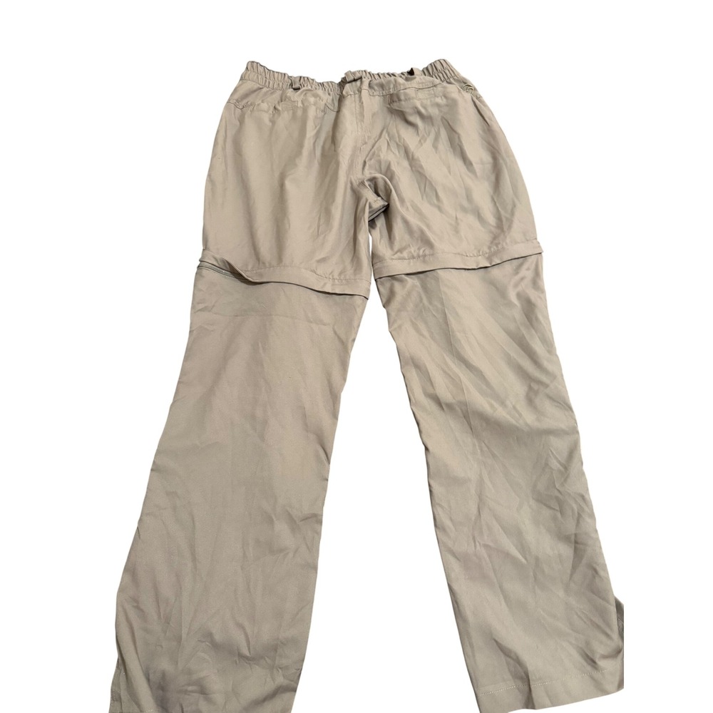 Magellan Outdoors Convertible Hiking Trousers in Light Khaki